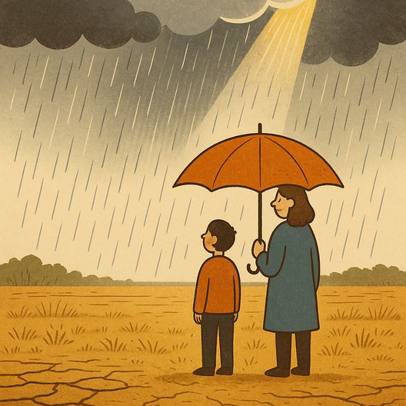 'Every cloud has a silver lining.'
A gentle short story about drought, rain, and helping someone to see hope in difficult times. 
stephensevolution.com/every-cloud-ha…

#ShortStory #Neurodiversity #SilverLining #AutismAcceptance