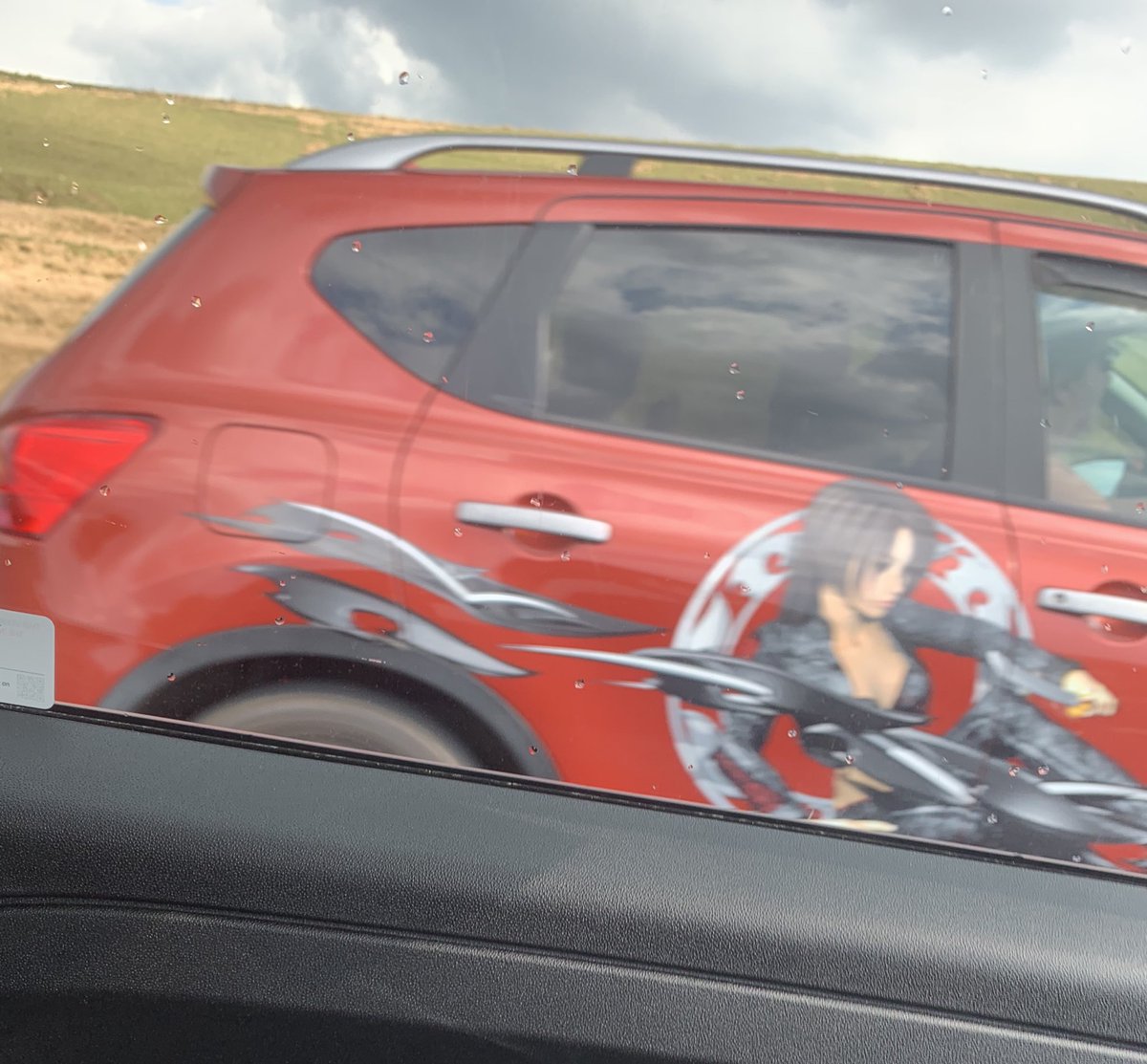 Saw this car today. Does anyone know who she is/what she’s from??