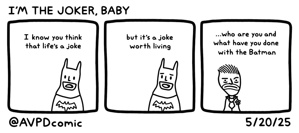 AVPDcomic's tweet photo. wanna know how I got these scars #AVPD #comic #webcomic #drawing #doodle #cartoon #art #Batman #BruceWayne #TheDarkKnight #TheJoker #Joker #DCComics #DC #funny #dumb #haha #lol https://t.co/o5f3odBPuo