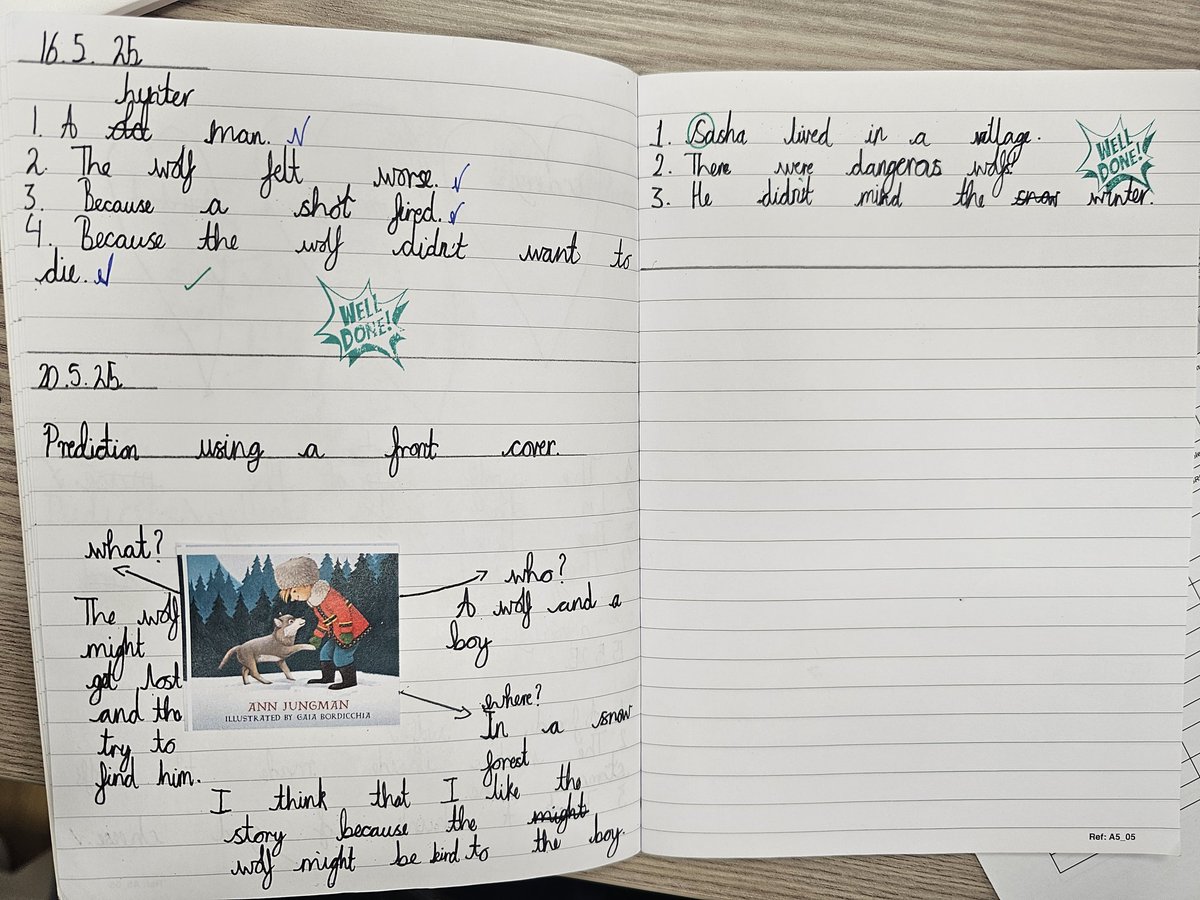 Miss Thistlethwaite's reading group have been working hard to make predictions and summarise.