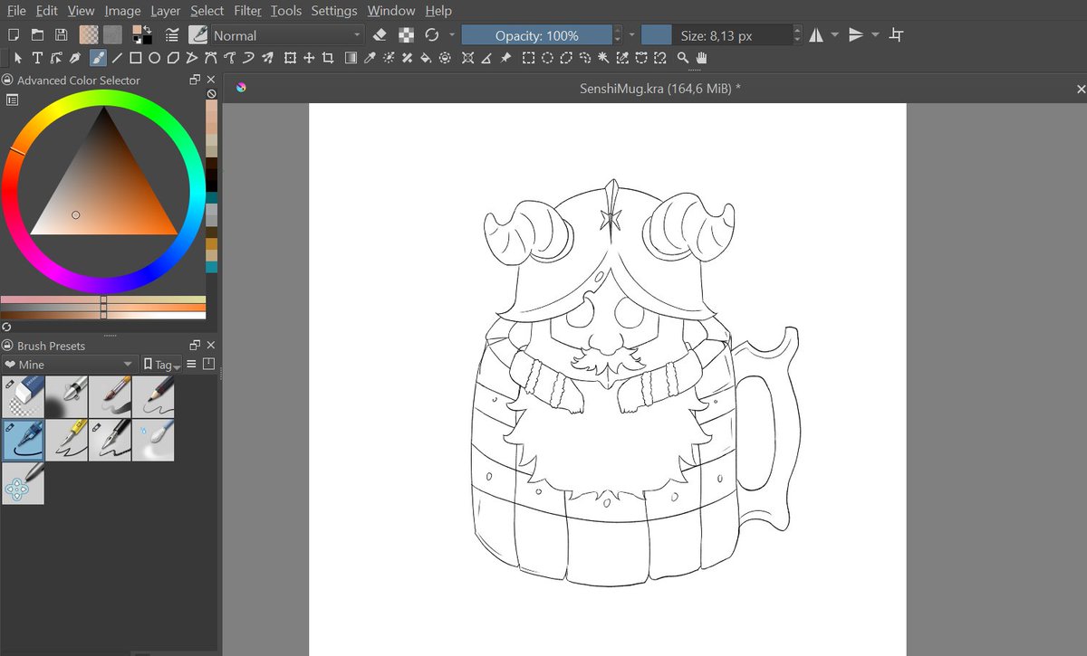 WIP Having fun with something more goofy. 
Also looking for more #artmoots!

#DeliciousinDungeon #dungeonmeshi #fanart #senshi