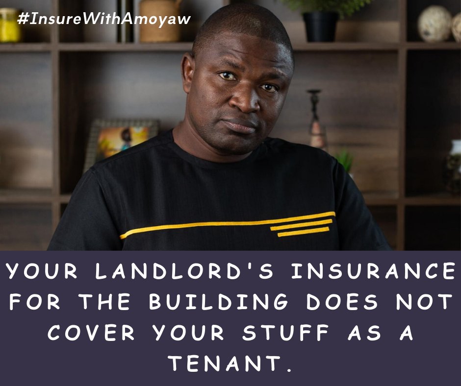 isaacamoyaw's tweet image. Your landlord's #insurance for the building does not cover your stuff as a tenant. Get #rentersinsurance 
#FloodAlert