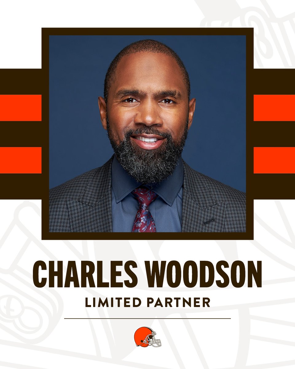 Cleveland Browns (@browns) on Twitter photo We're thrilled to welcome Pro Football Hall of Fame Inductee, Super Bowl Champion and Ohio Native <a href="/CharlesWoodson/">Charles Woodson</a> as a limited partner to the ownership group for the Cleveland Browns.
More info ยป brow.nz/31ek We're thrilled to welcome Pro Football Hall of Fame Inductee, Super Bowl Champion and Ohio Native <a href="/CharlesWoodson/">Charles Woodson</a> as a limited partner to the ownership group for the Cleveland Browns.
More info ยป brow.nz/31ek