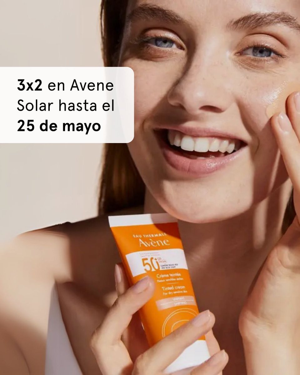Hasta el 25 de mayo, disfruta de un 3x2 en solares Avène. Compra 3 productos y solo pagas 2. Cuidar tu piel del sol nunca fue tan fácil… ni tan rentable 💛

📲 Corre a nuestra web y aprovecha esta promo de primavera.

#AveneSolar #ProtecciónSolar  #Farma2Go #SolaresAvène