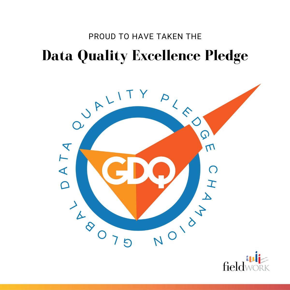 Upholding the highest standards in everything we do is at our core. By embracing the Market Research Society's Global Data Quality Excellence Pledge, Fieldwork ensures that every client receives the best.
#FaceToFaceMRX #DataQuality #GDQPledge #MarketResearch