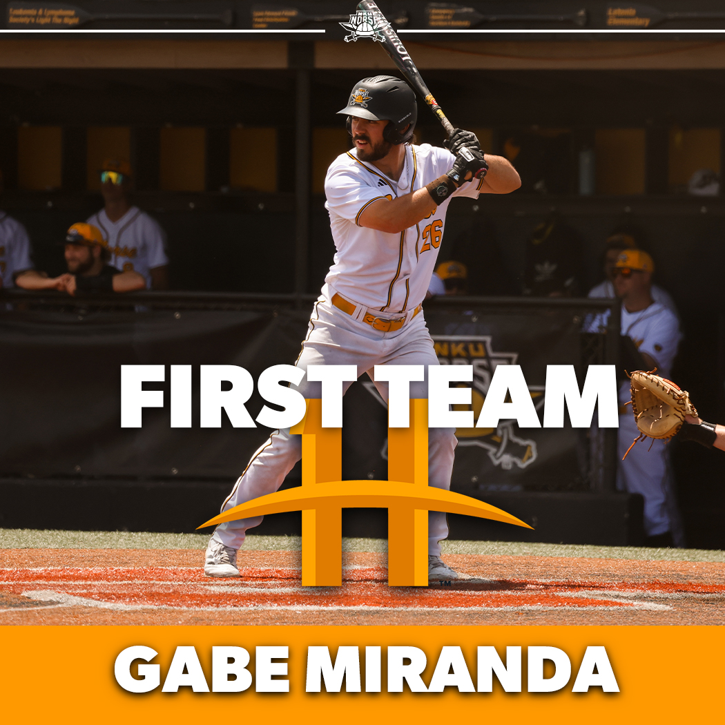NKU Baseball ⚾️ (@nkunorsebsb) on Twitter photo Leading the league with 6⃣5⃣ RBI, <a href="/GabeMiranda07/">gabriel miranda</a> has been named 𝙁𝙄𝙍𝙎𝙏 𝙏𝙀𝘼𝙈 𝘼𝙇𝙇-𝙇𝙀𝘼𝙂𝙐𝙀 in his first season with the Norse 🥇 Leading the league with 6⃣5⃣ RBI, <a href="/GabeMiranda07/">gabriel miranda</a> has been named 𝙁𝙄𝙍𝙎𝙏 𝙏𝙀𝘼𝙈 𝘼𝙇𝙇-𝙇𝙀𝘼𝙂𝙐𝙀 in his first season with the Norse 🥇