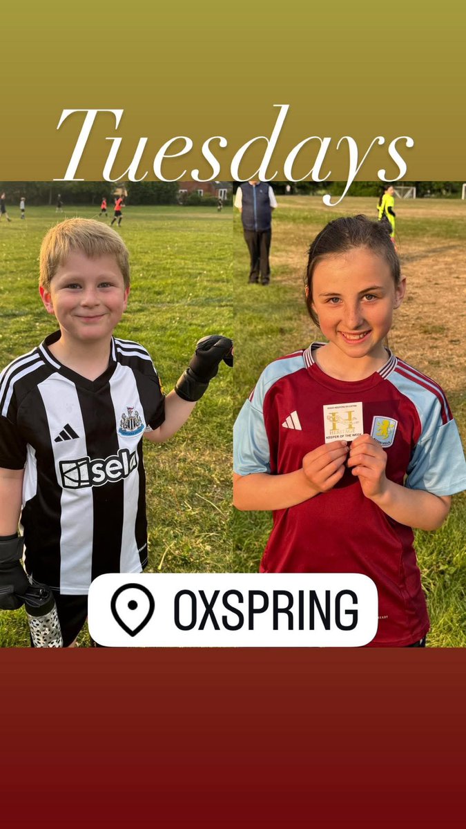heritagegk's tweet photo. Great work from the Tuesday keepers tonight .
Challenge winner Alfie and Tamzin keeper of the week - fantastic start to a busy weeks coaching πͺ.
#heritagegk #goodkeepersdoextra #barnsley #sheffield #keepercoach #goalkeeper https://t.co/UwRaW4v76Q