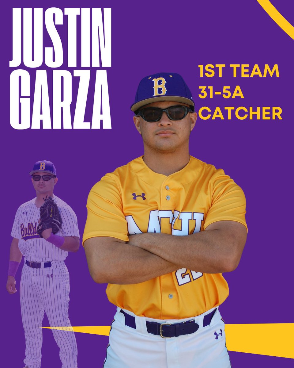 31-5A Honorable 1st Team Catcher 
Congratulations Justin!!!