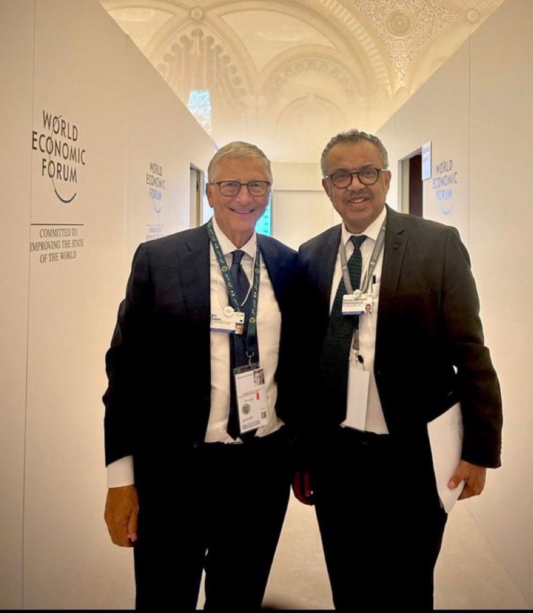 173 Countries just voted to give these two Globalists &amp; The WHO unprecedented control over their sovereign decision making processes regarding health.

Get ready for lots &amp; lots of vaccines.