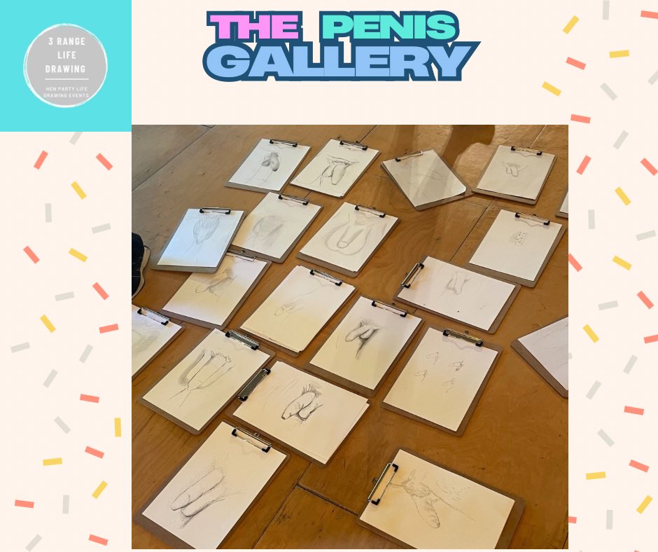 3rangelife's tweet image. We love to include drawing games in our sessions. Depending on the group some like us to include more risqué games than others. One of the games we like to round off the session with is Pick a Dick.
#henparty #hendo #henweekend #lifedrawing #essex #suffolk #norfolk #colchester