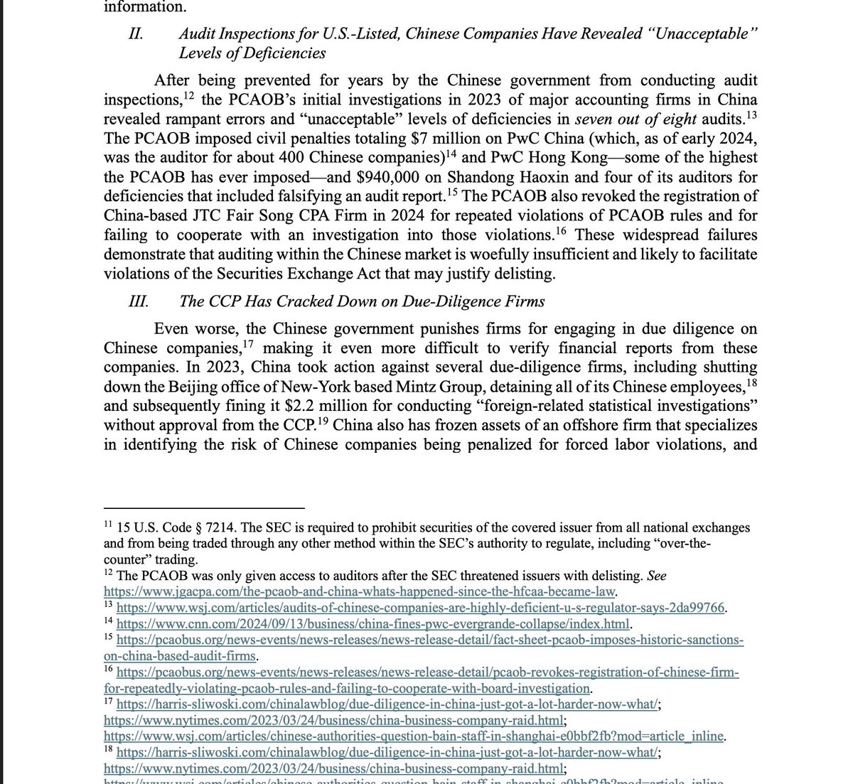 New: Financial officers from 23 states today called on the Securities and Exchange Commission to swiftly delist China-based firms from all U.S. exchanges to protect American investors and U.S. national security. 

Such a move would fulfill President Trump's "America First