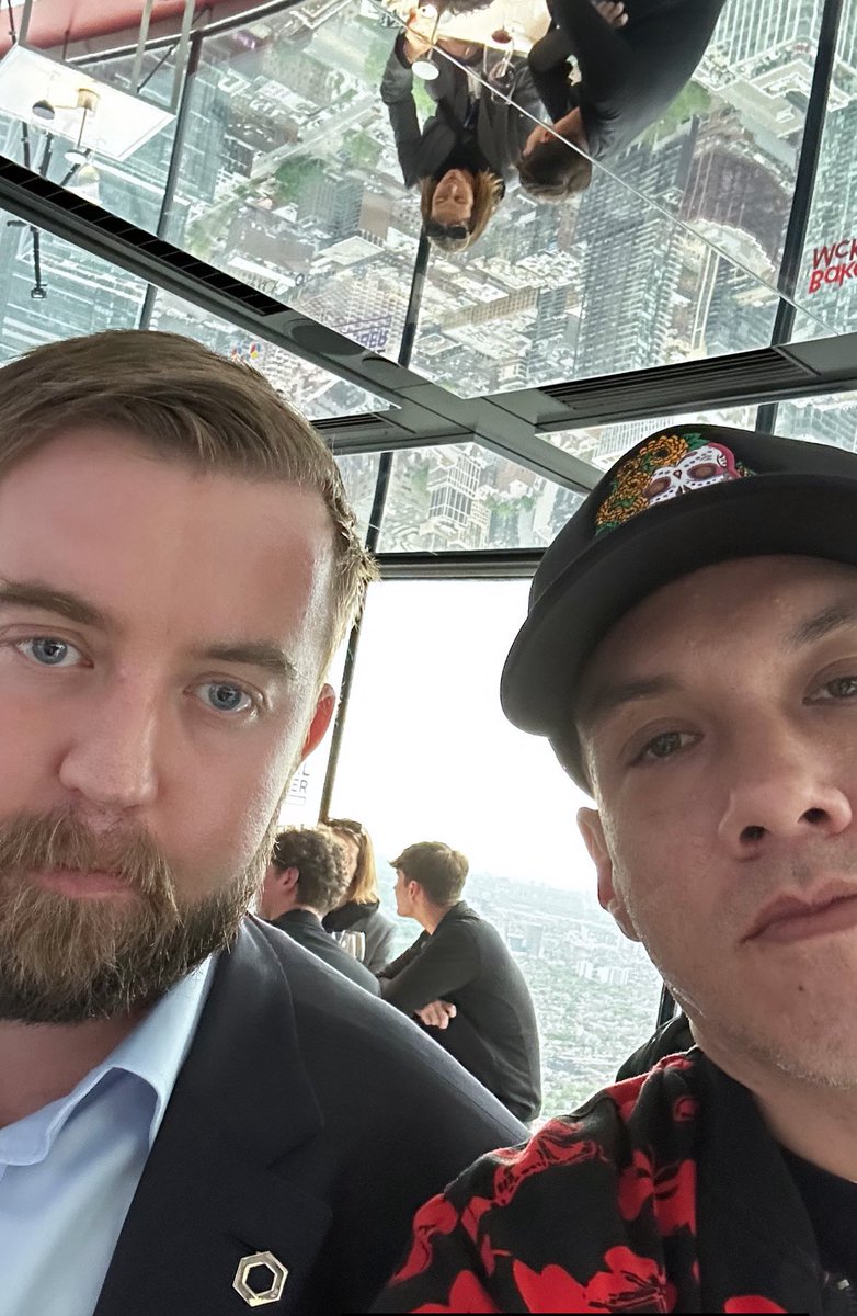 The RWA King and the RWA Landlord at the Digital Chamber Members only event at Consensus.