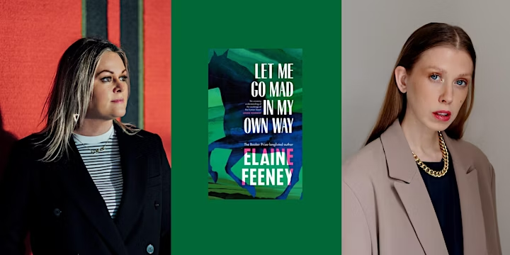 Weds 21 May at 7.30. 
Foyles, Charing Cross Rd.
Elaine Feeney in Conversation with Jenny Mustard