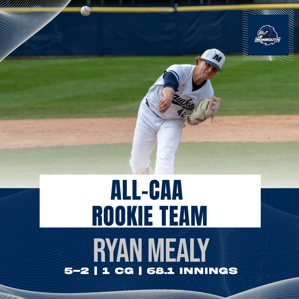 Shout out to Ryan Mealy who also grabbed a spot on the CAA All-Rookie Team.

#FlyHawks