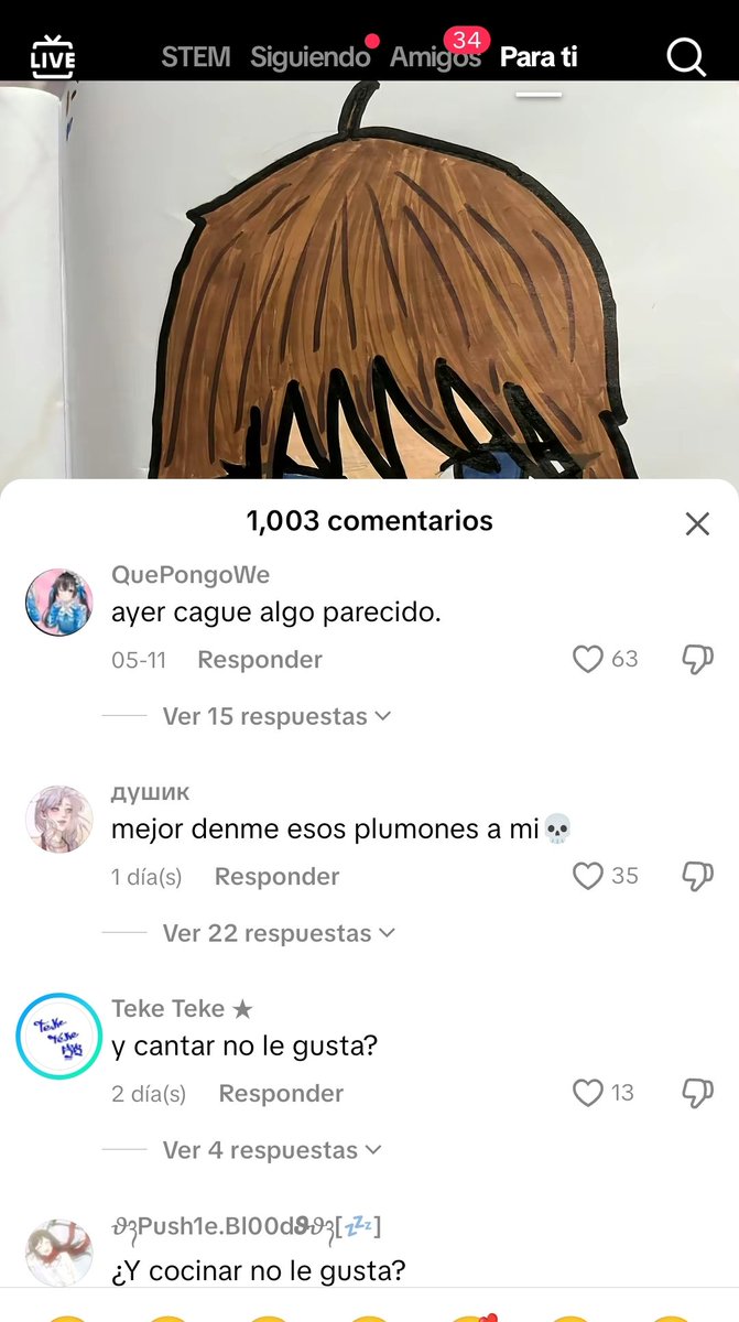 Me cagan todos los comentarios...