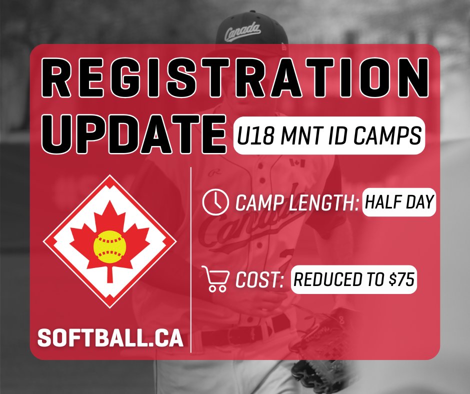 Don’t Miss Out – Sign Up for the U18 Men’s National Team ID Camps!

📅Reminder: Register for all Ontario camps by May 21!

📍 Woodstock, Ont. - May 31st
📍 Napanee, Ont. - June 1st
📍 Prince George, B.C. - June 27th
📍 Saskatoon, Sask. - June 29
📍 St. John's, N.L. - July
