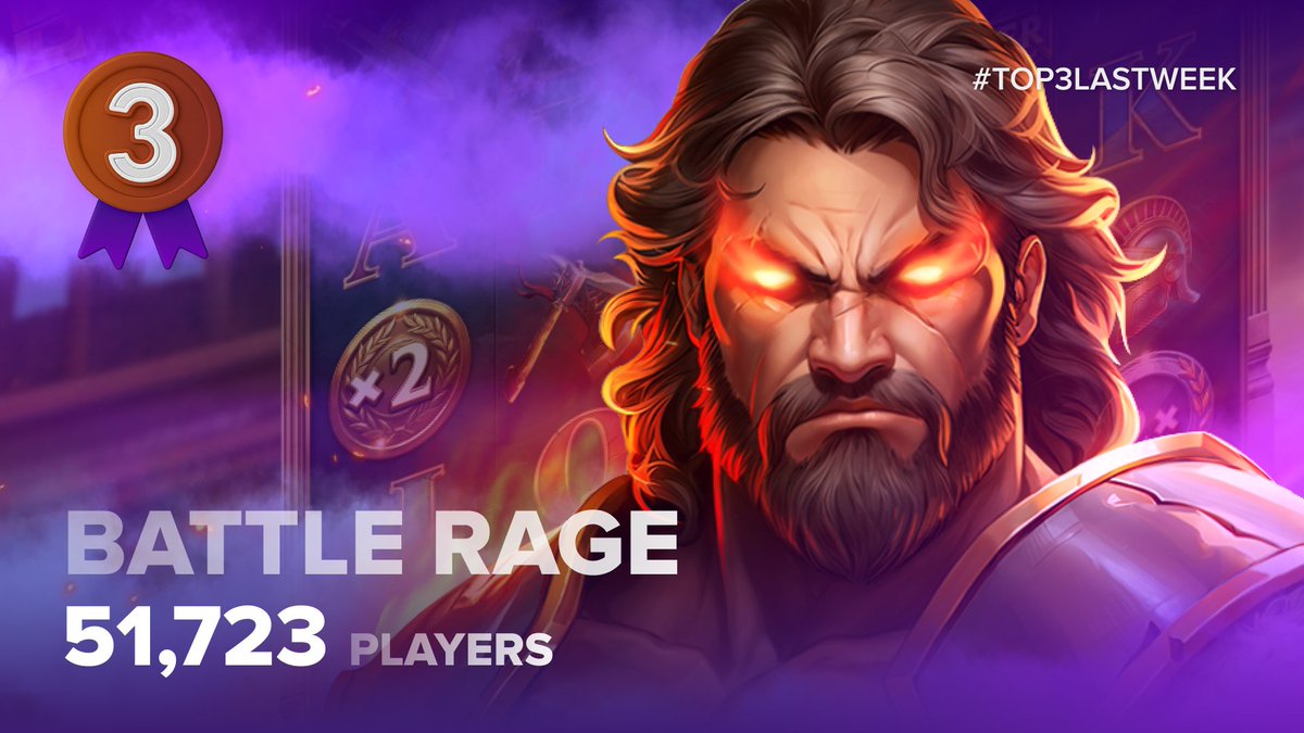 #TOP3LASTWEEK ❤️
🥇Hot Money Slot - 59,029 players
🥈Cluster *uck (only Prerelease) - 58,262 players
🥉Battle Rage - 51,723 players
How do you think - Will Cluster *uck be able to make 100k+ this week?