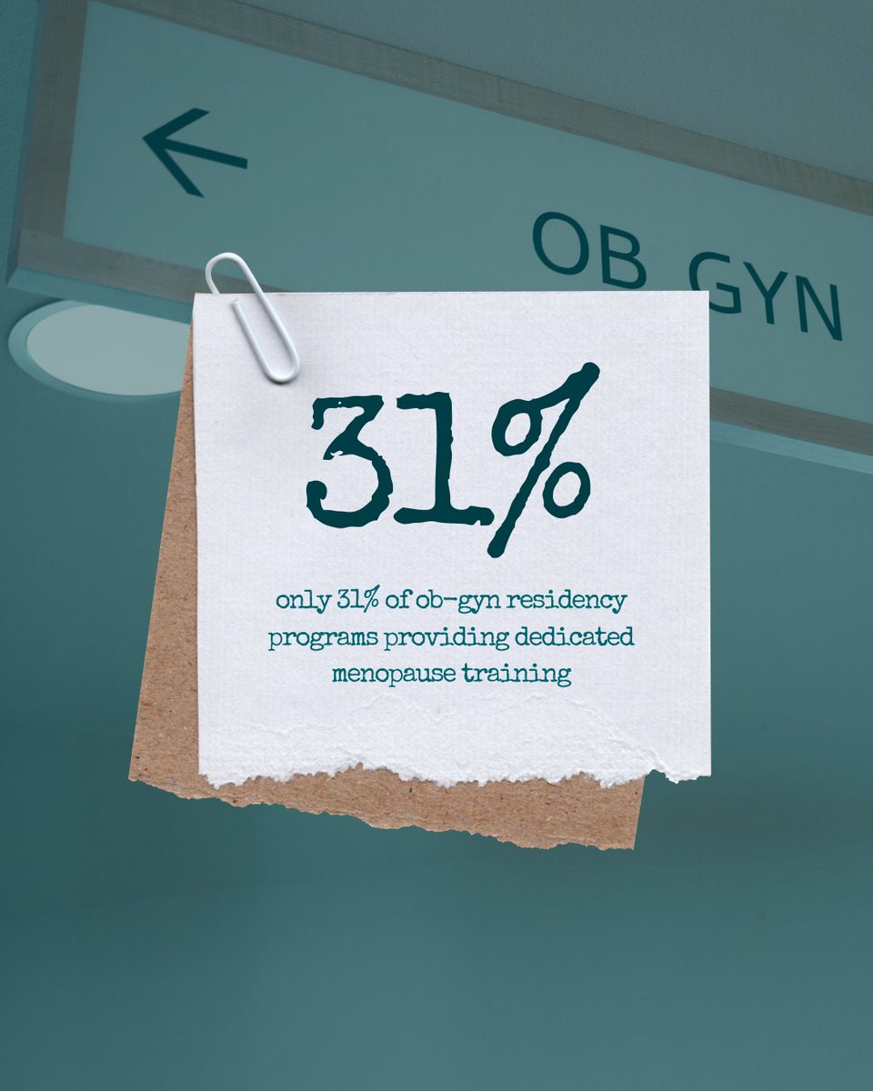 Understanding perimenopause is key to providing better care for women. 

Research shows that perimenopausal women often lack adequate medical support, with only 31% of ob-gyn residency programs providing dedicated menopause training. 

brainwisemedia.com/perimenopausem…