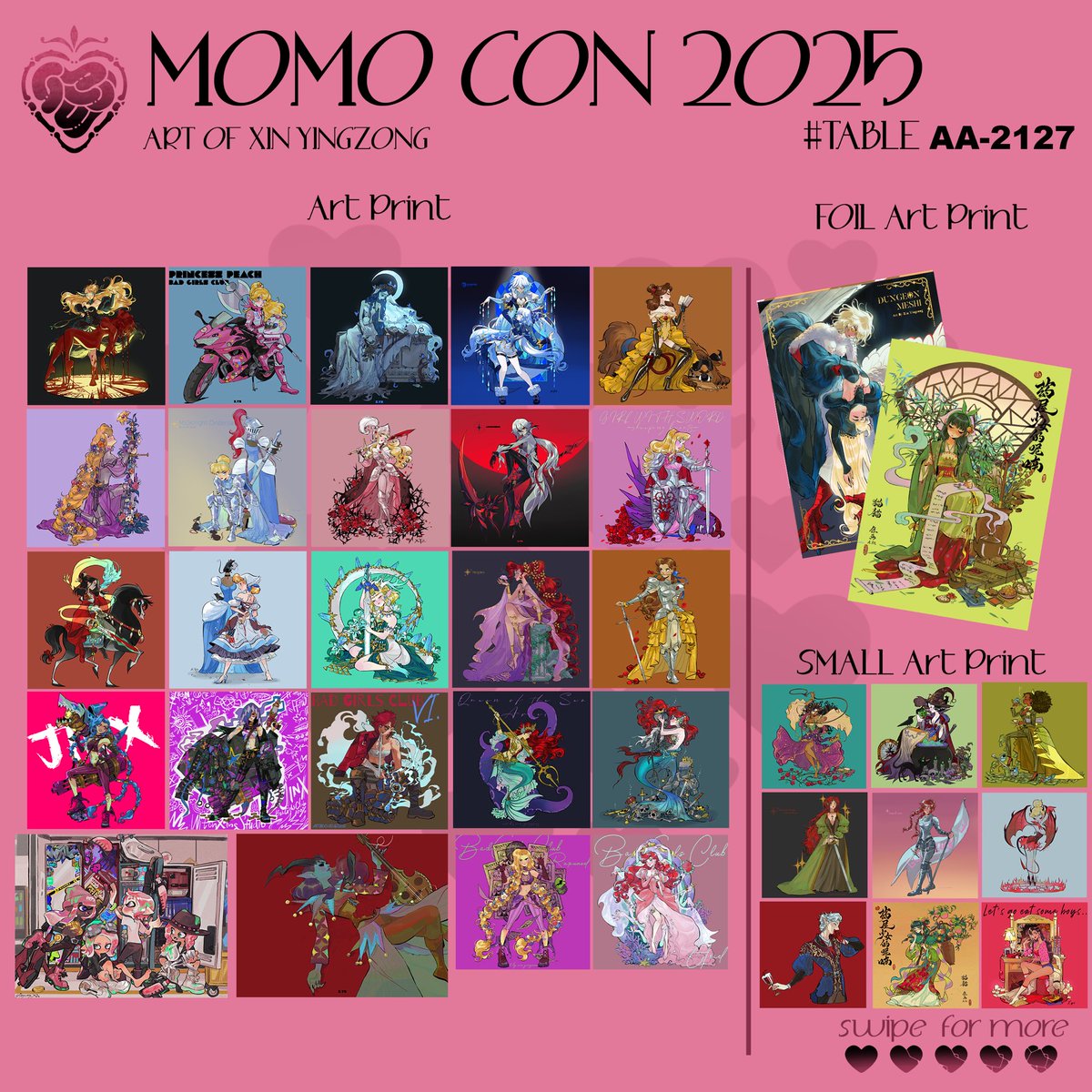 Kiddo_hah's tweet image. I’ll be at MomoCon this week! Come and see me at table AA2127!🥰