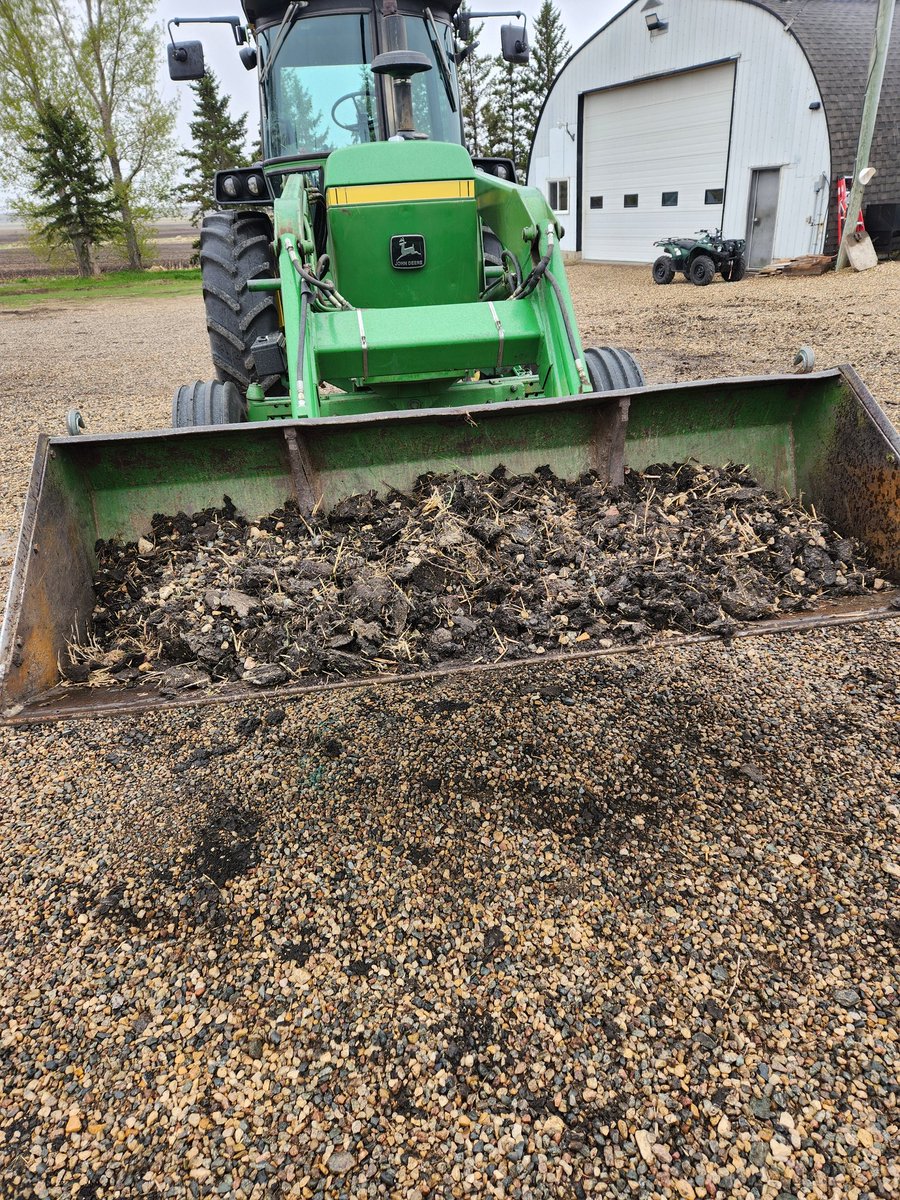 Half done with #seed25.  Was time to grease, had to clean mud out of packer wheels first.