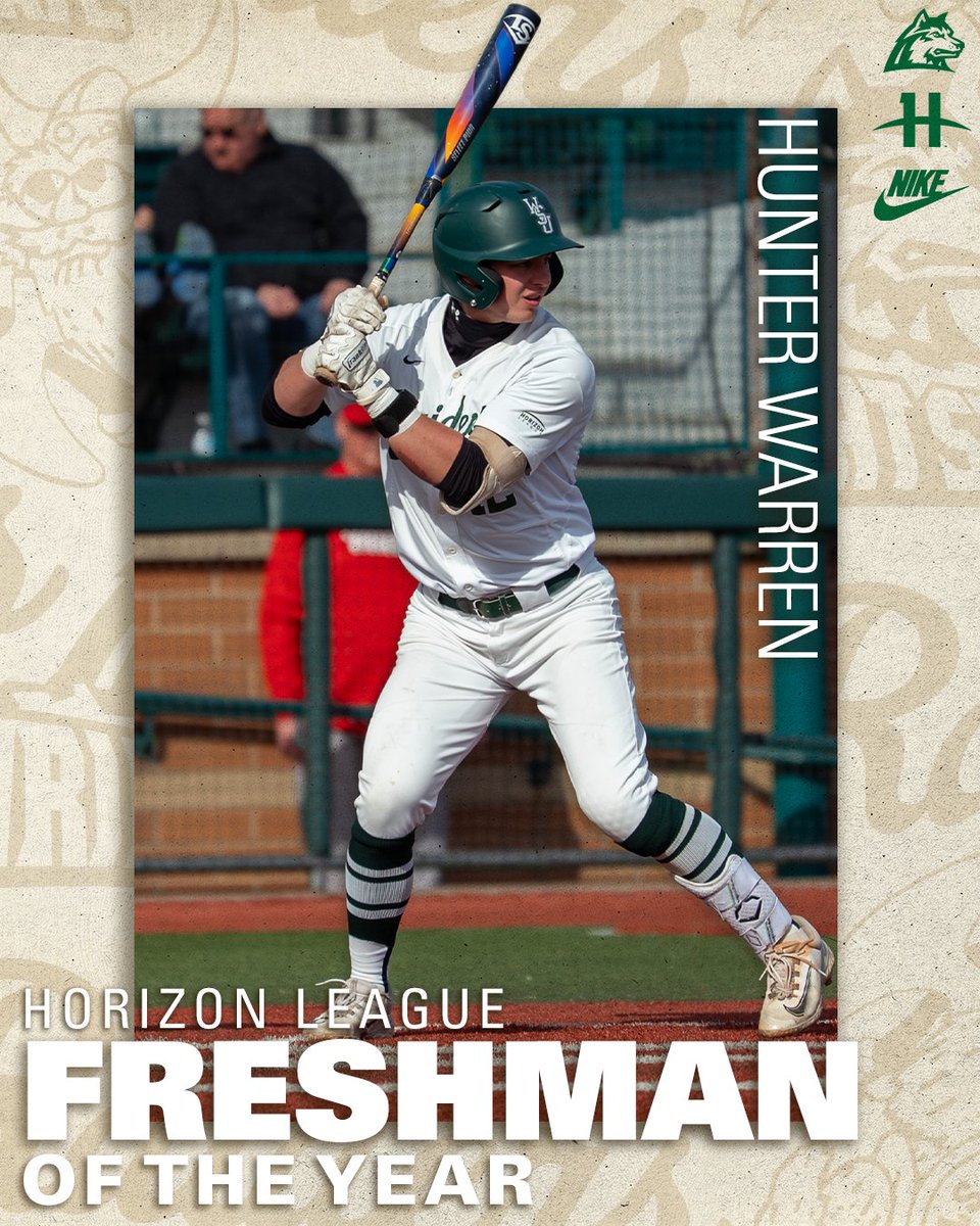 Wright State Baseball (@wsuraidergang) on Twitter photo Congratulations <a href="/hunter_1200/">Hunter Warren</a> on being named the #HLBASE Freshman of the Year!
Read more β‘οΈ bit.ly/437Vzds
#Raidergang | #BuildtheMonster Congratulations <a href="/hunter_1200/">Hunter Warren</a> on being named the #HLBASE Freshman of the Year!
Read more β‘οΈ bit.ly/437Vzds
#Raidergang | #BuildtheMonster