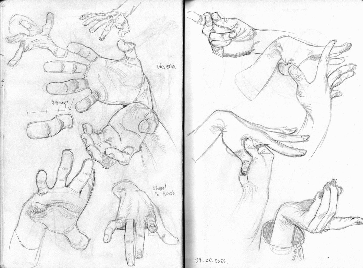 OSporin's tweet image. sketchbook studies