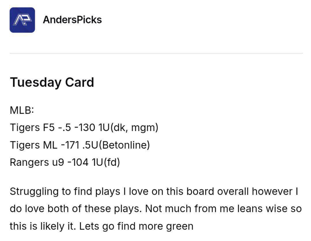 ExclusiveCapper's tweet image. #AndersPicks