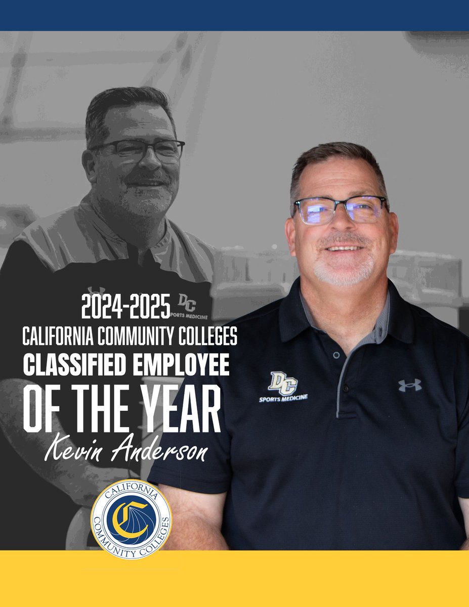 Delta Athletics (@sjdcathletics) on Twitter photo Our one and only✨Kevin Anderson✨has been named <a href="/CalCommColleges/">California Community Colleges</a> Employee of the Year.
💎This prestigious statewide honor recognizes Kevin's extraordinary dedication, leadership, and unwavering commitment to student-athlete success🔥<a href="/DeltaATCs/">Delta ATCs</a>
Thank you for all you do Kev🏆 Our one and only✨Kevin Anderson✨has been named <a href="/CalCommColleges/">California Community Colleges</a> Employee of the Year.
💎This prestigious statewide honor recognizes Kevin's extraordinary dedication, leadership, and unwavering commitment to student-athlete success🔥<a href="/DeltaATCs/">Delta ATCs</a>
Thank you for all you do Kev🏆