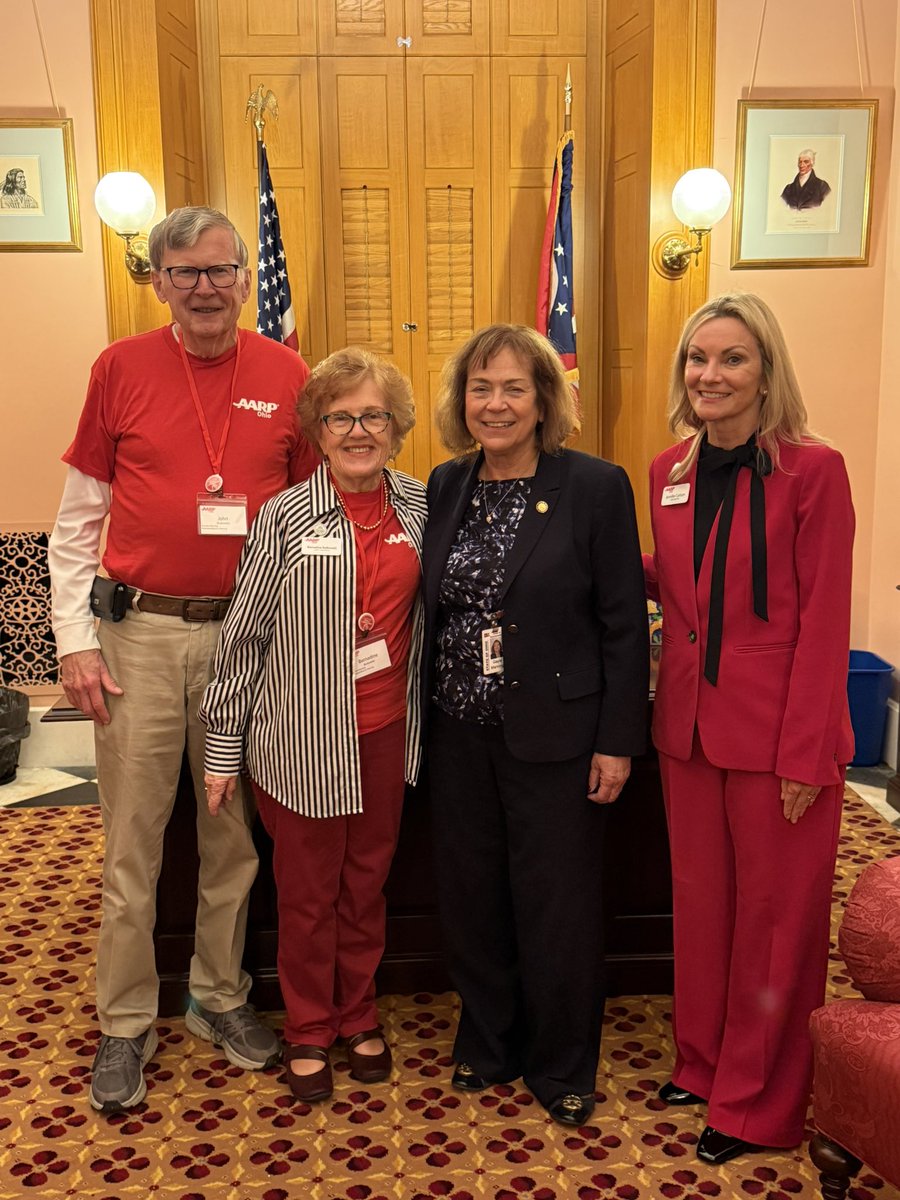 I truly enjoyed recently meeting with passionate Lorain County constituents in coordination with AARP Ohio’s advocacy day to discuss caregiving and the needs of Ohio’s 50+ community!