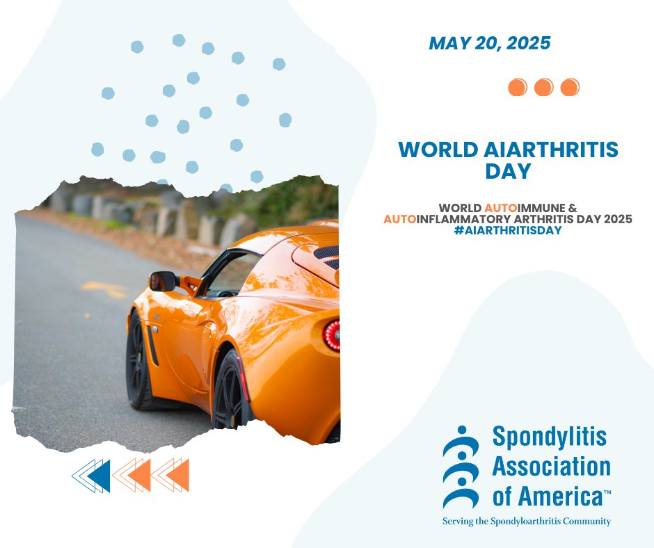 Spondylitis.org (@spondylitis) on Twitter photo Today is World Autoimmune & Autoinflammatory Arthritis Day #AiArthritisDay.
According to <a href="/AIArthritisDay/">WorldAiArthritisDay</a>, approximately 1 in 10 people, or 450 million people worldwide, are living with an Autoimmune or Autoinflammatory Arthritis Disease.
As a patient-centered organization that Today is World Autoimmune & Autoinflammatory Arthritis Day #AiArthritisDay.
According to <a href="/AIArthritisDay/">WorldAiArthritisDay</a>, approximately 1 in 10 people, or 450 million people worldwide, are living with an Autoimmune or Autoinflammatory Arthritis Disease.
As a patient-centered organization that