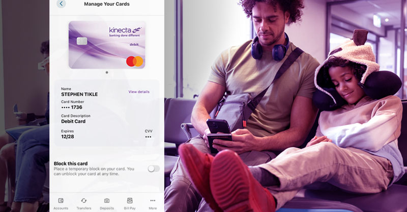 Summer travel? Keep your cards protected and in your control.

In-app Card Management lets you:
 ✈️ Add travel notices
 🔒Block or unblock cards
 📱Get alerts + set limits
 💳Go digital with your wallet
 🔁Update your PIN or replace a card

Stay ready, wherever you’re headed.