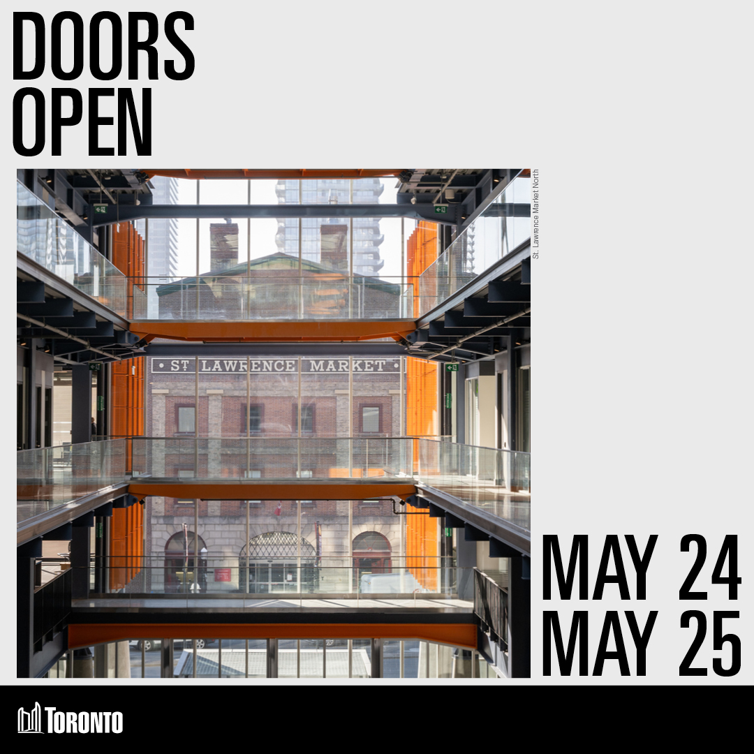 cityoftoronto's tweet photo. Doors Open Toronto returns on this weekend! With more than 150 unique sites and buildings to discover, plus tours, talks and more, the city is your playground. And it's all free. 🙌🎉 
  
Plan your weekend at https://t.co/S048zMgKgY #DOT25 @doors_opento https://t.co/xoPOZkerFY