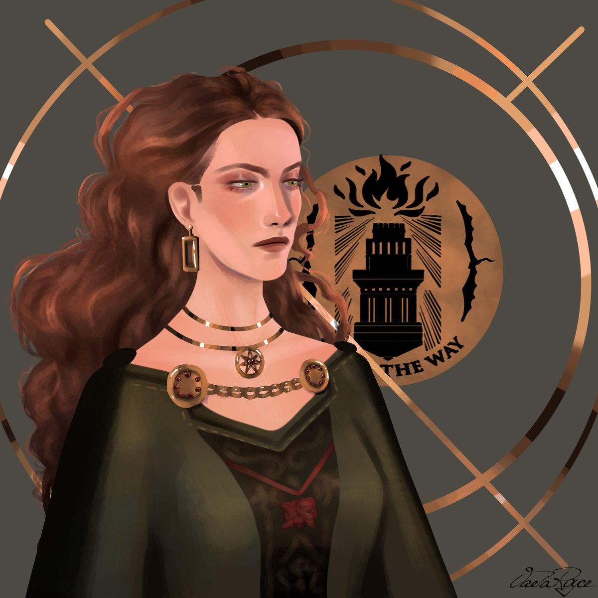 VaelaRoyce's tweet image. A mix of book Alicent and show Alicent.

I accidentally fell in love while I was drawing.

#alicenthightower #HouseOfTheDragon #hotd #asoiaf #asoiafart #fanart #hightower #vaelaroyce