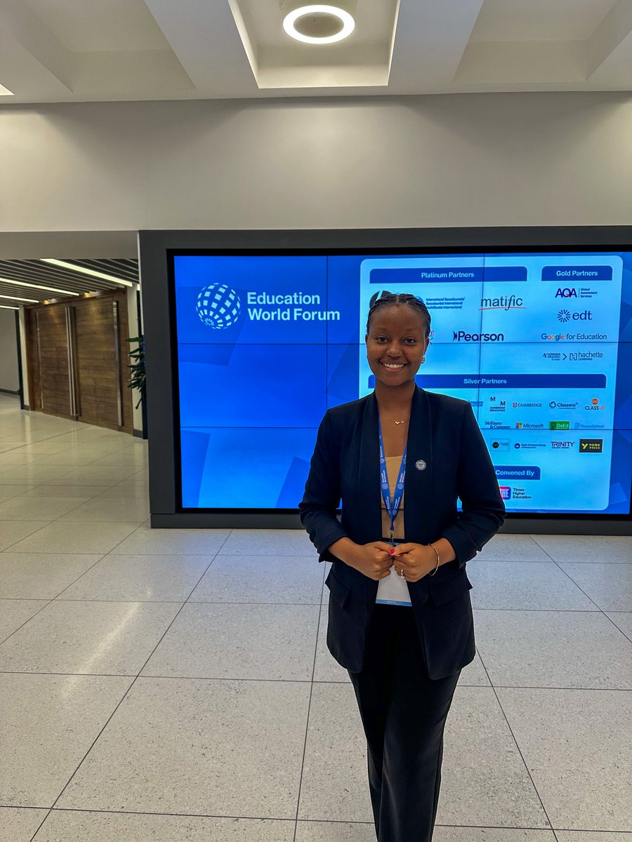 JuliaMuhumuza's tweet photo. Spent the day at the Education World Forum 2025 in London, where education ministers across the world gathered to discuss progress and strategies for advancing education access. https://t.co/JVNDLFWRs4