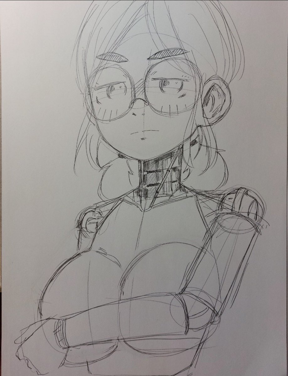 👧🏻+🤖
Robot girl
#イラスト #スケッチ #illustration #art #sketchart #sketches #originalcharacter
