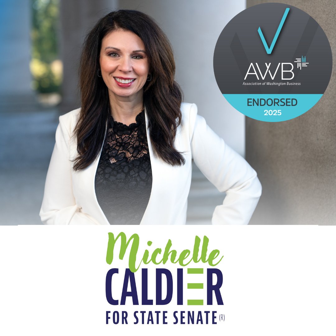 MichelleCaldier's tweet photo. 🔥 ENDORSEMENT ALERT! 🔥
Proud to be endorsed by the @awbolympia! I’ll keep fighting unfair taxes & red tape hurting small biz. Let’s flip the 26th, restore balance, and deliver common-sense leadership! 💼⚖️
#FlipThe26th #AWB #WAJobs #BackToBalance https://t.co/IDFZjjXuni