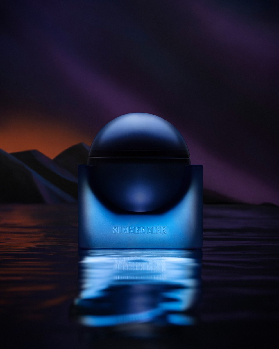 A vessel that mirrors essence within. Summer Mink.