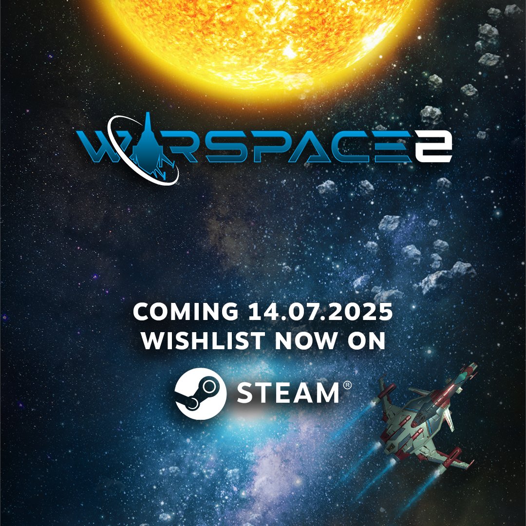 Warspace 2 – New Release Date: 14 July 2025

More Info:
store.steampowered.com/news/app/13445…