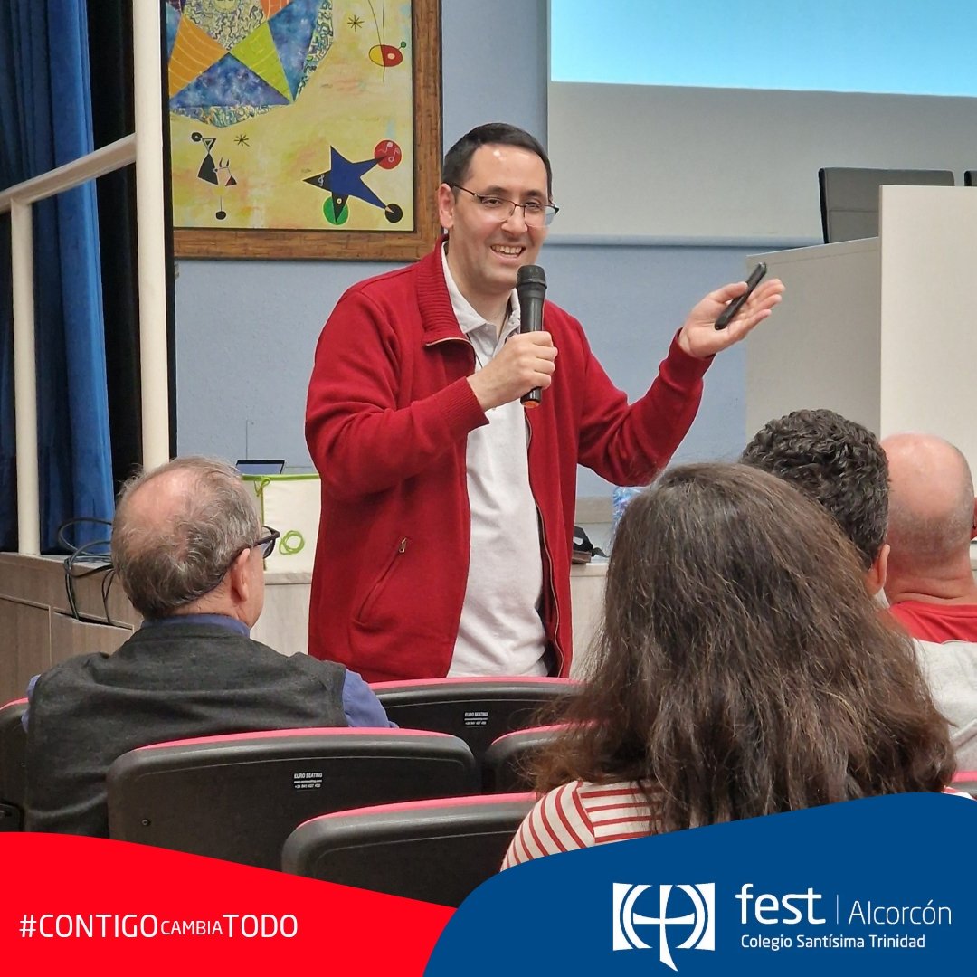 Hoy nuestros profesores y PAS han realizado la segunda #formacióncarismática  con Fernanda y David, religiosos trinitarios, centrada en la #PJV en los centros educativos.Seguimos caminando juntos, sembrando esperanza en nuestros centros educativos <a href="/centrosFEST/">Fundación Educativa Santísima Trinidad</a>
<a href="/jtrinitariosESP/">Jóvenes trinitarios España</a>