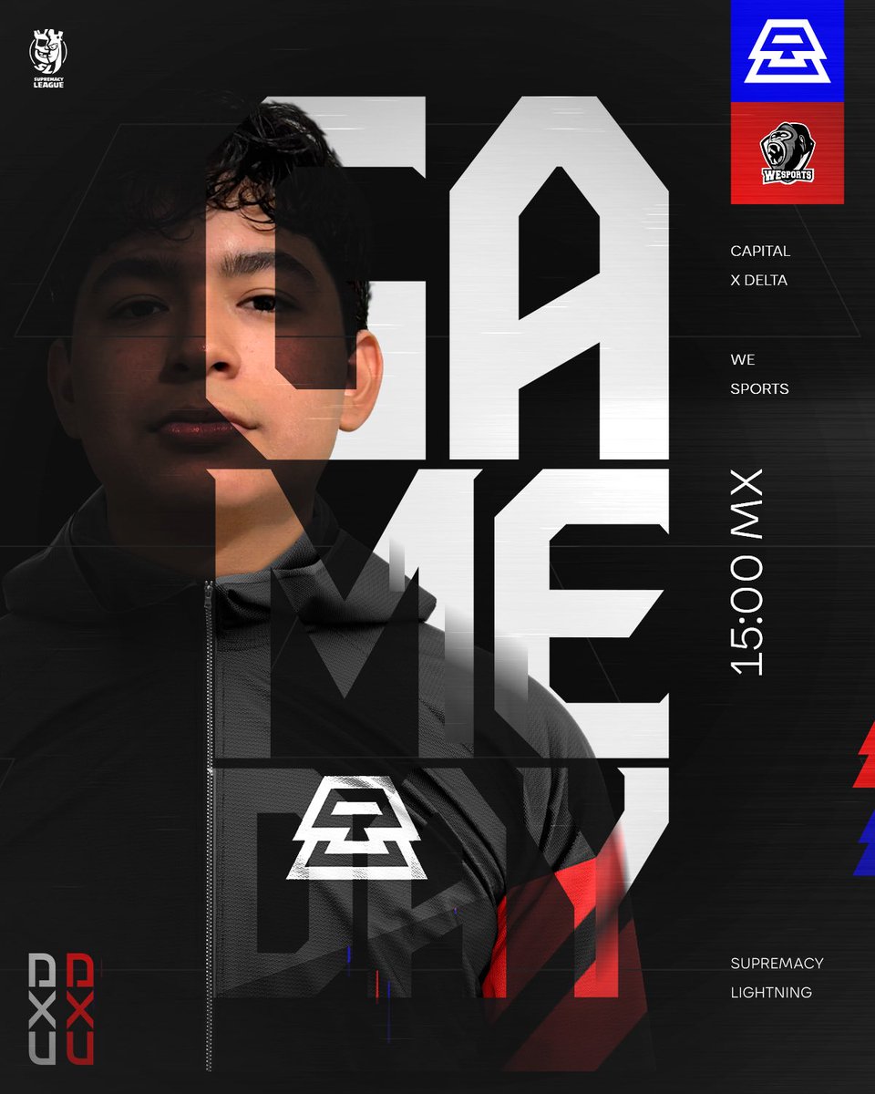 MATCHDAY | #GoCapitalXDelta 

🔵<a href="/CapitalGamingCR/">CapiTal Gaming</a> X <a href="/TDelta_CR/">Team Delta (Δ)</a>🔴

Partido contra un gran rival. ¡Buena suerte!

🏆 <a href="/CR_Supremacy/">Supremacy League</a> [J8]
🆚 <a href="/WeSports_CR/">WeSports</a> 
⏰ 15:00 🇲🇽 / 17:00 🇨🇱
📺 twitch.tv/recameca
🎙️ <a href="/Recameca/">Recameca 😈</a> &amp; <a href="/ChristianElNob/">ChristianElNob</a>