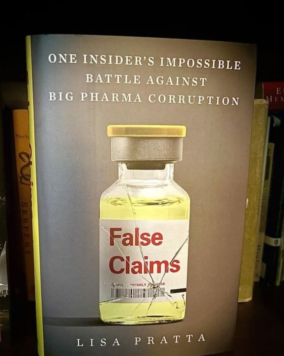 LisaPratta's tweet photo. This fabulous review from my editor Andrew Yackira is beyond words. So humbled.

@HarperCollins @WmMorrowBooks #NewBook #BookReview #TrueCrime #TrueStory #Expose #BigPharma #FalseClaimsBook https://t.co/aCb9Nt8fkX