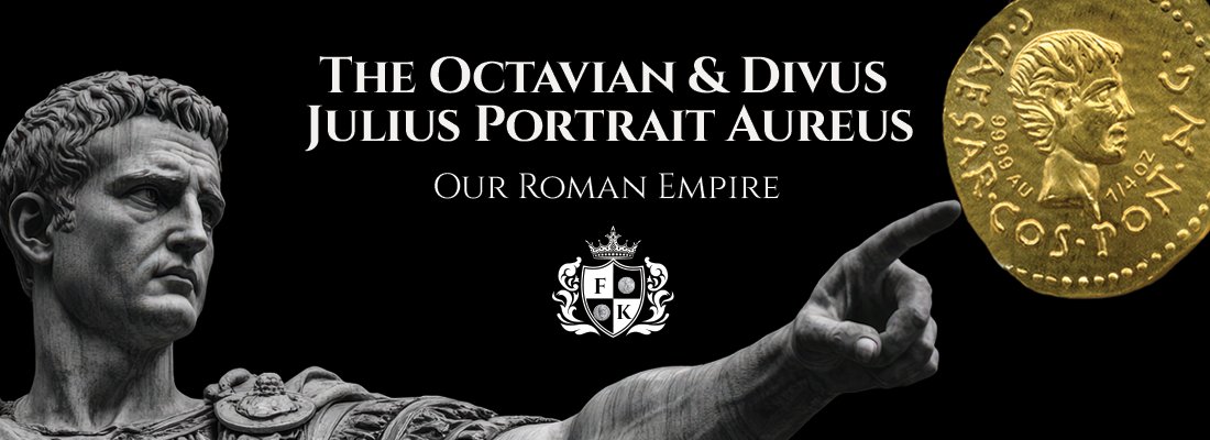 NOW AVAILABLE!

finestknown.com/product/modern…

A Timeless Legacy Revived!

The Octavian &amp; Divus Julius Portrait Aureus

The Octavian &amp; Divus Julius Caesar Portrait Aureus stands as a symbol of power, ambition, and the birth of the Roman Empire. Originally struck in 43 BC by Octavian to