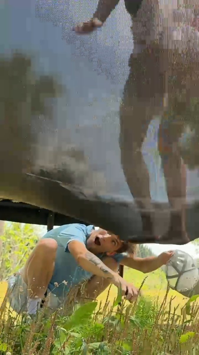 How long has he been down there?