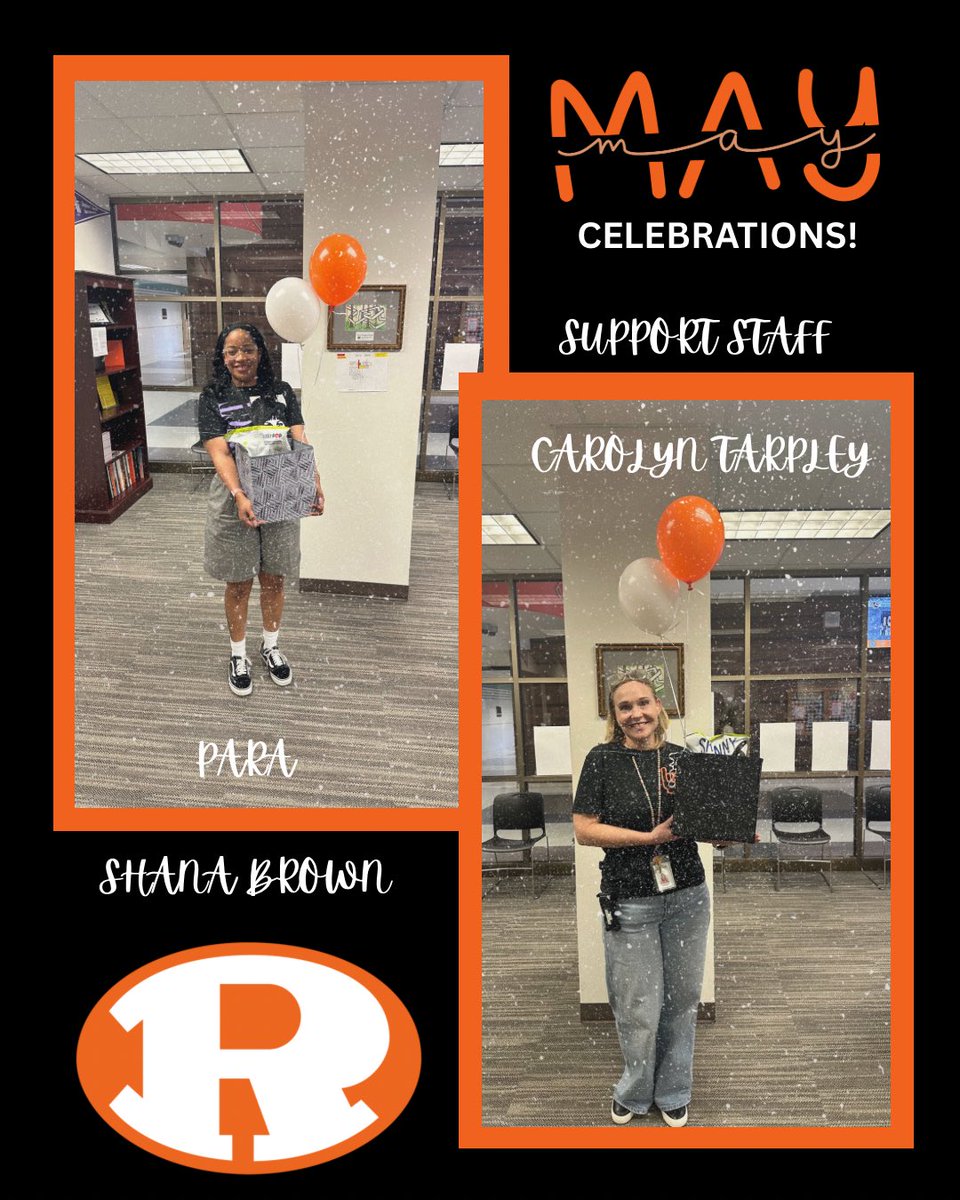RockwallHighSchool (@rockwall_hs) on Twitter photo Congrats to Mrs. Brown and Mrs. Tarpley for being our HIVE Paraprofessional and Support Staff of the month! #JFND
<a href="/ctarp00/">Carolyn Tarpley</a> Congrats to Mrs. Brown and Mrs. Tarpley for being our HIVE Paraprofessional and Support Staff of the month! #JFND
<a href="/ctarp00/">Carolyn Tarpley</a>