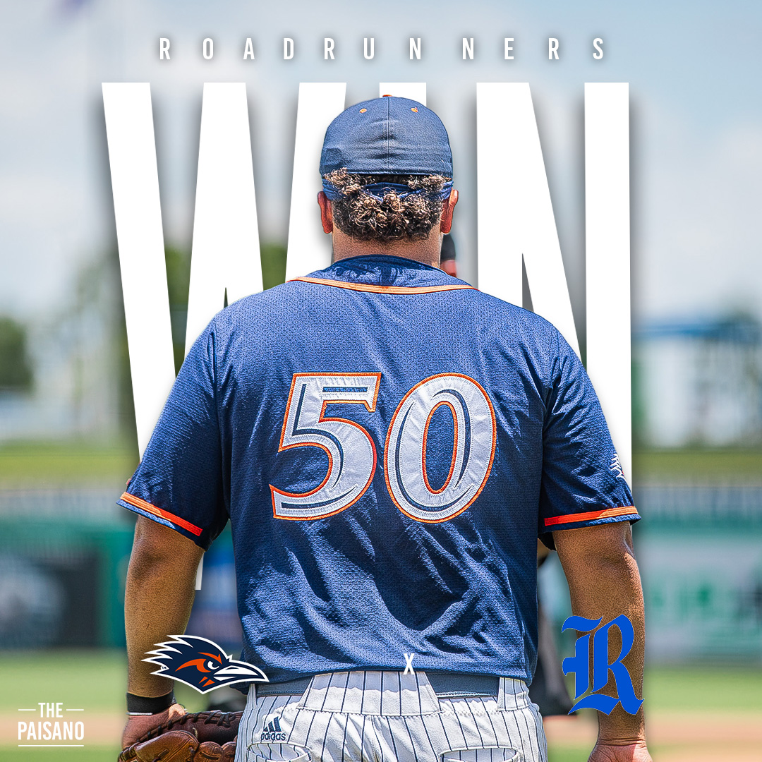 No.1 #UTSA baseball takes down No.8 Rice 4-2 at Baycare Ballpark 

The Roadrunners are moving on 🤙