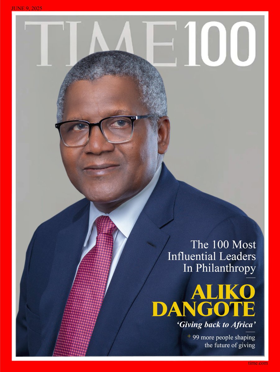 Giving back to Africa: <a href="/TIME/">TIME</a> names Aliko Dangote among Top 100 Philanthropists in the World

…Says Aliko Dangote Foundation spends over N50bn yearly on 'Giving Back to Africa'