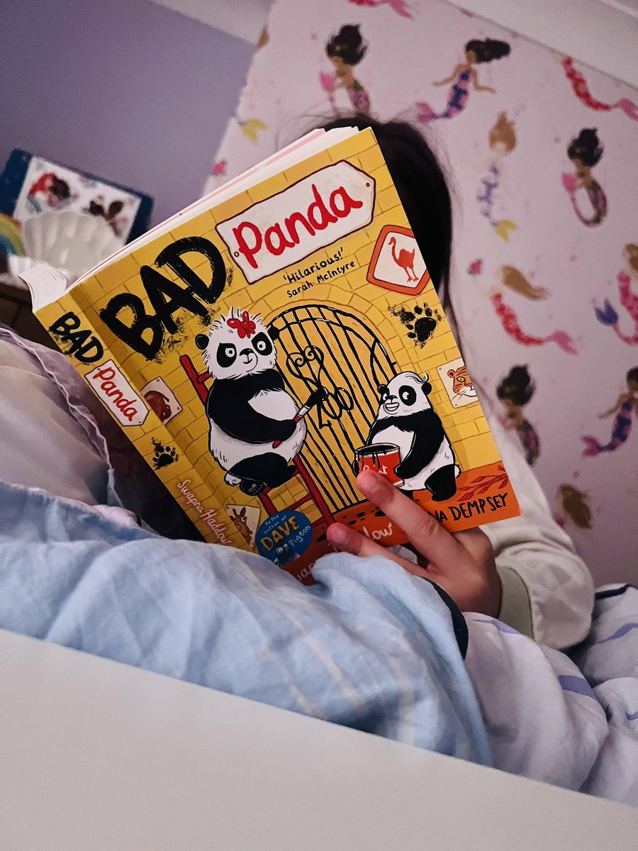 There’s nothing better than hearing giggles from the bedroom at bedtime! 

My six-year-old is loving reading ‘Bad Panda’ all by herself — I’d give you a review, but she hasn’t put it down long enough to let me read it…🐼

<a href="/SheenaDempsey/">Sheena Dempsey</a> <a href="/FaberChildrens/">Faber Children's</a>
