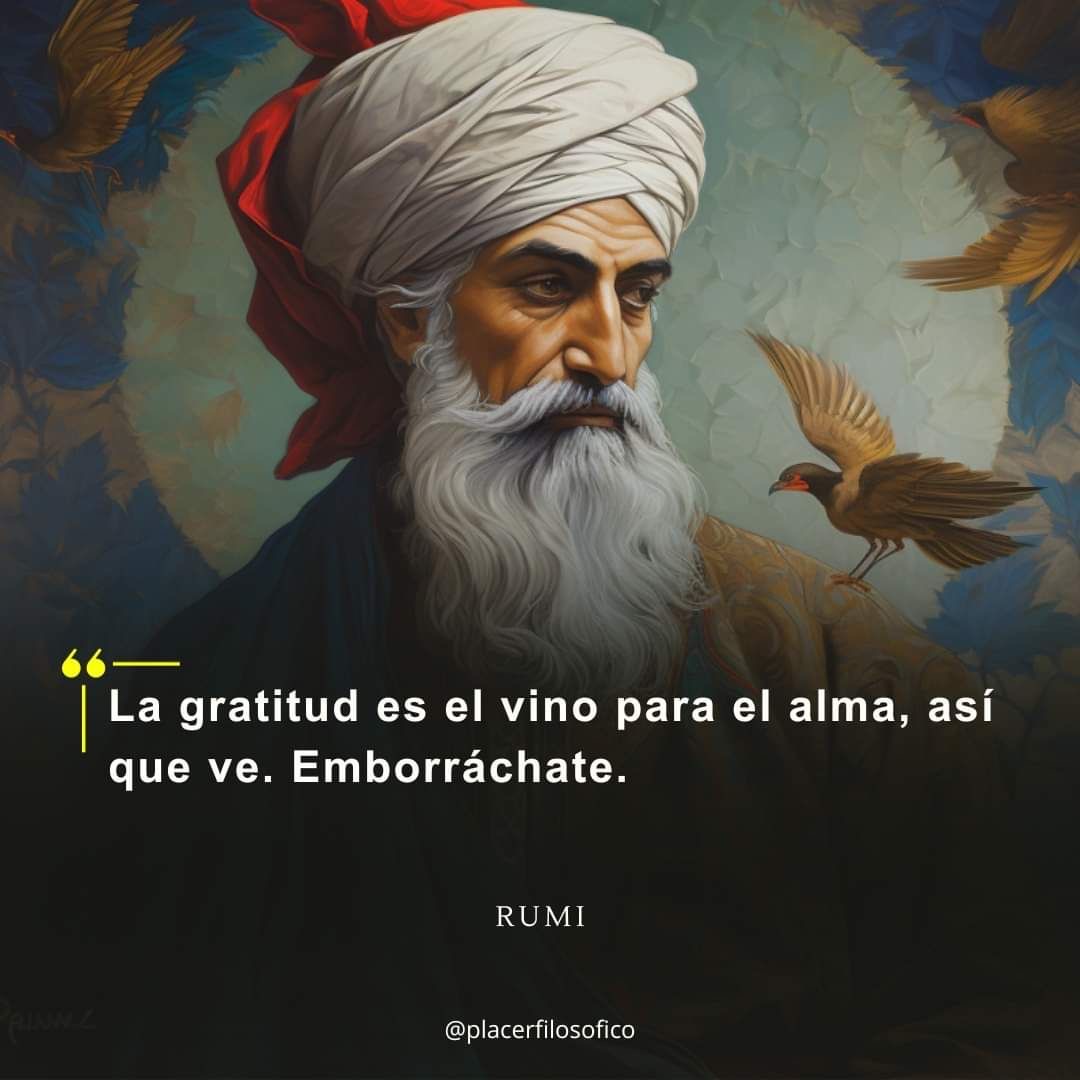 acto_consciente's tweet photo. 15 profundas citas de Rumi sobre la vida.
|————► Hilo.

1. https://t.co/FePRt6M9qG