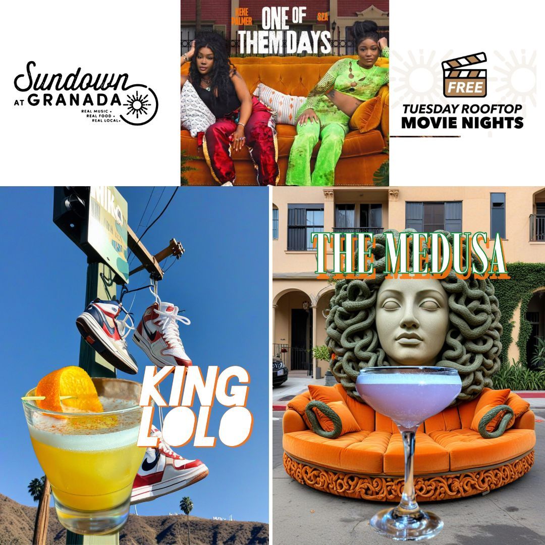sundowndfw's tweet image. 🎬 FREE Tuesday Rooftop Movie NIght!!  Tonight (5/20) 🎦 
ONE OF THEM DAYS starring SZA and Keke Palmer
Special ONE OF THEM DAYS custom drinks 🍹  and great prizes 🎁 !!!  Doors at 7p, Movie at 8p
#dallasevents  #dfwevents  #thingstodoindallas #dallasfreeevents