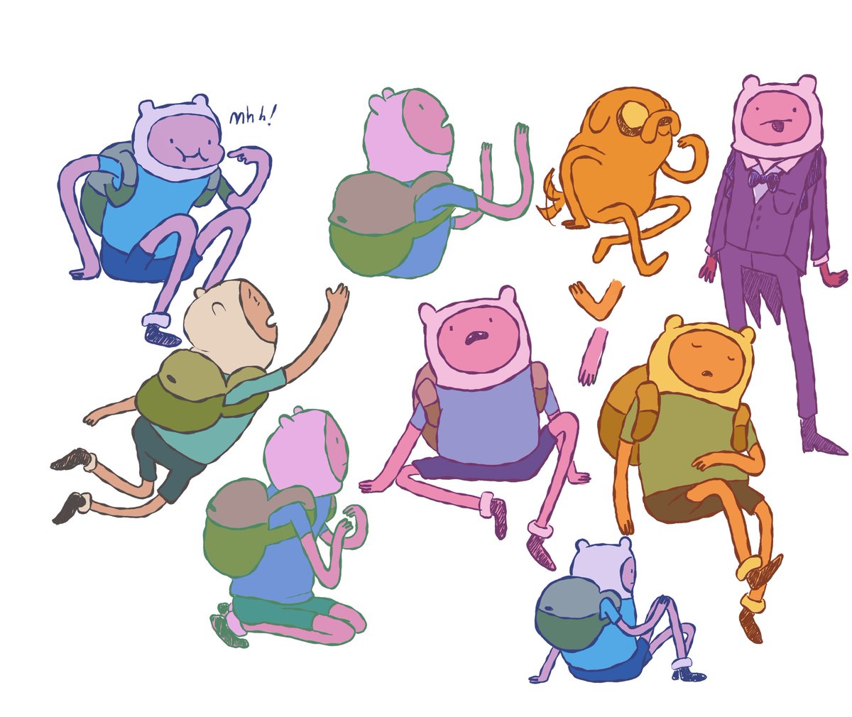 finn studies referencing rebecca sugar’s Adventure time art
#adventuretimefanart